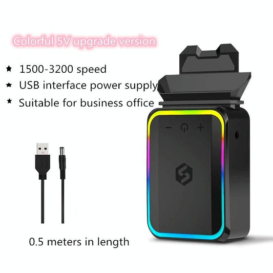 5V Colourful Laptop Exhaust Fan - Efficient Cooling-1964932338425139201