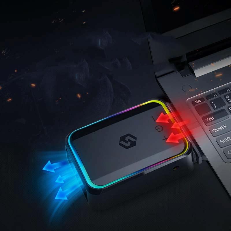 5V Colourful Laptop Exhaust Fan - Efficient Cooling-1964932338425139203