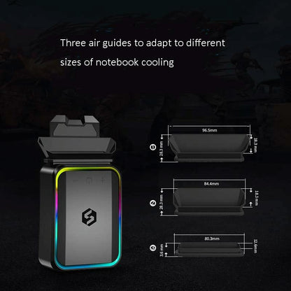 5V Colourful Laptop Exhaust Fan - Efficient Cooling-1964932338425139204
