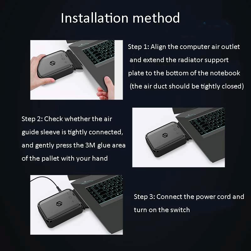 5V Colourful Laptop Exhaust Fan - Efficient Cooling-1964932338425139207