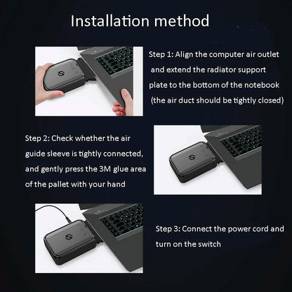 5V Colourful Laptop Exhaust Fan - Efficient Cooling-1964932338425139207