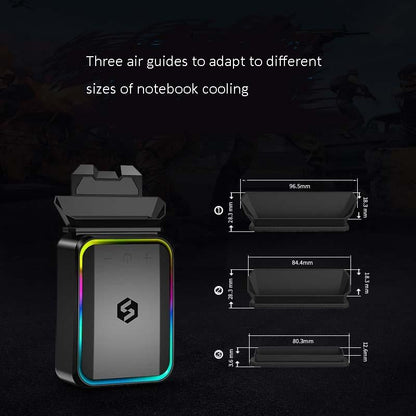 Colourful Notebook Exhaust Radiator With Side Suction Fan-1964932327025020932