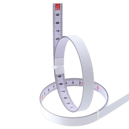 Self-Adhesive Steel Ruler With 2M Tape Measure - Sticky Scale-1915197851416268802