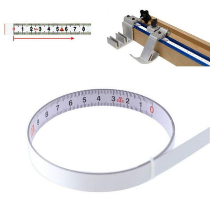 Self-Adhesive Steel Ruler With 2M Tape Measure - Sticky Scale-1915197851416268806