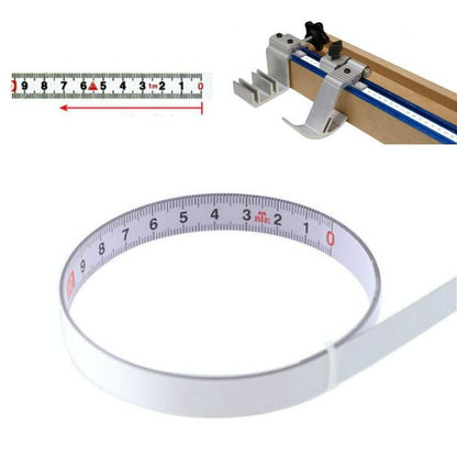 Self-Adhesive Steel Ruler With 1M Tape Measure - Sticky Scale-1915197456413495296
