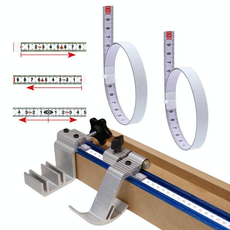 Self-Adhesive Steel Ruler With 3M Tape Measure - Sticky Scale-1915197712832270341