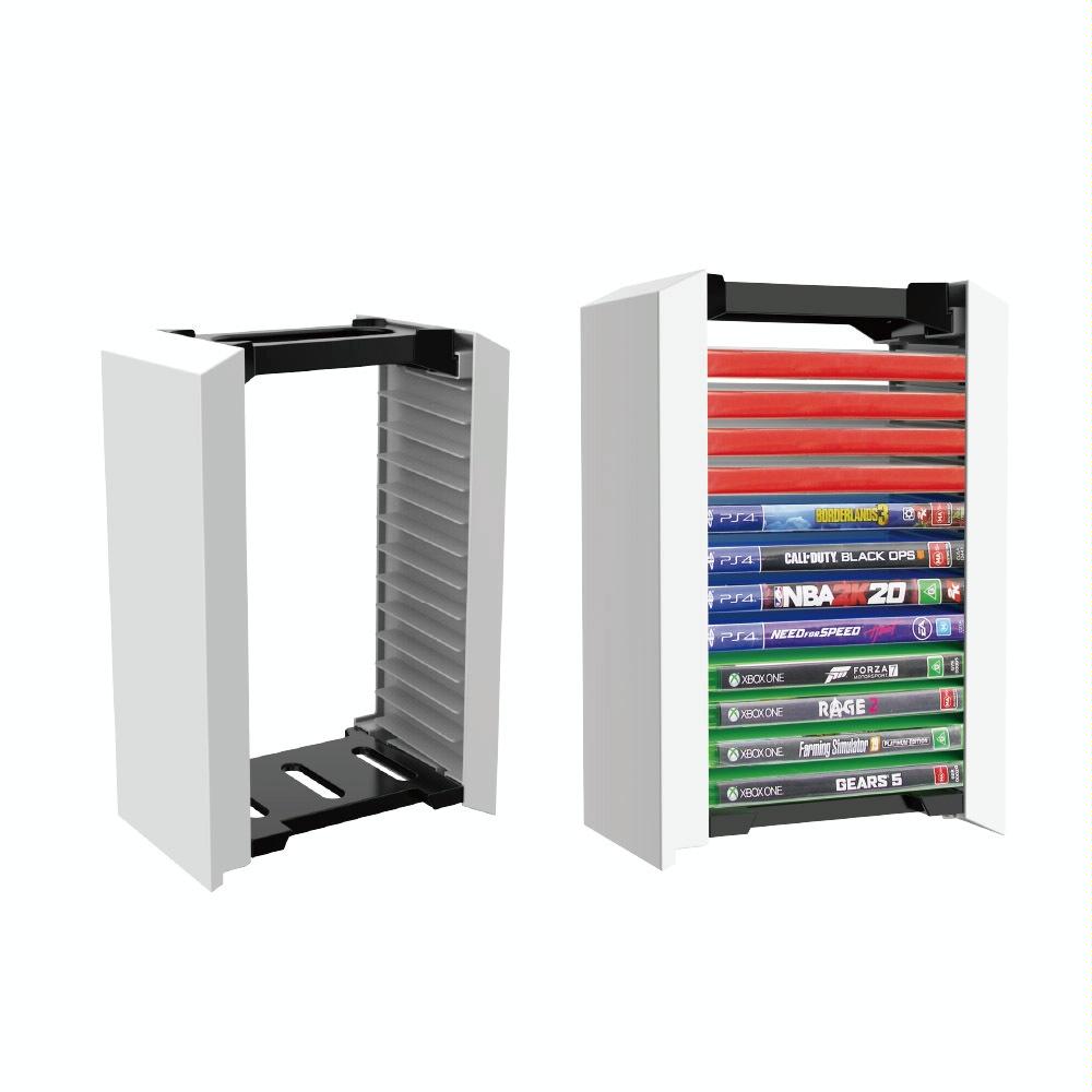 12-Cd Double-Layer Storage Rack For Ps5 Console Games-1964932237816369152