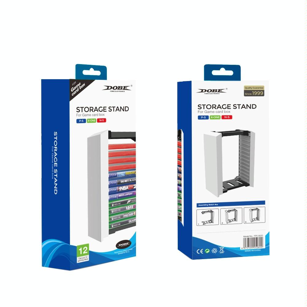 12-Cd Double-Layer Storage Rack For Ps5 Console Games-1964932237816369156