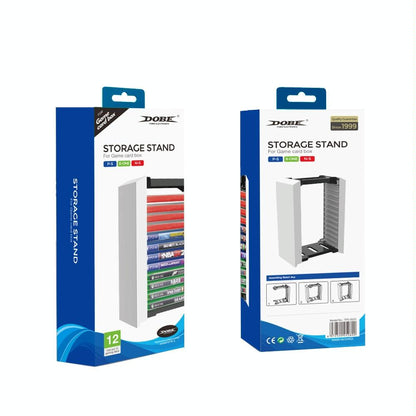 12-Cd Double-Layer Storage Rack For Ps5 Console Games-1964932237816369156