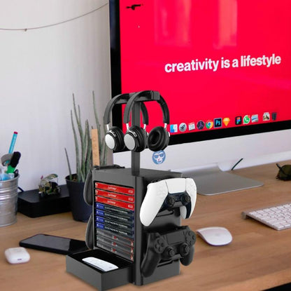 Ps5 / Xsx Game Disc & Headphone Storage Rack-1964932257248579588