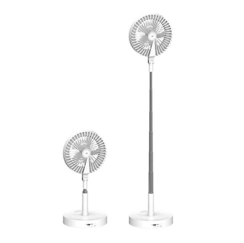 Multi-Function Rechargeable Fan Lamp With Telescopic Bracket-1915197395445092353