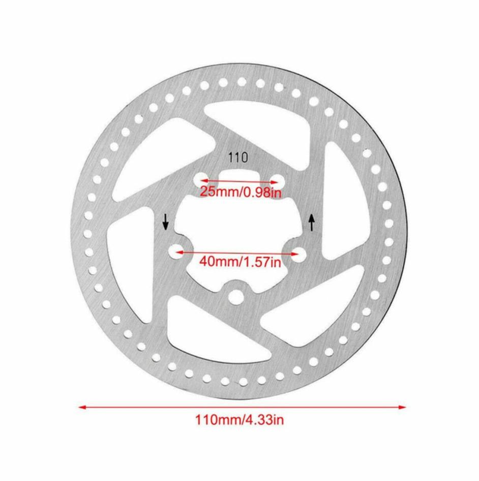 Xiaomi Mijia M365 Electric Scooter Brake Pads - Front And Rear Discs Silver-1964932231705268226