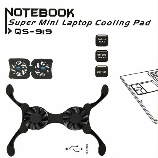Portable Usb Laptop Cooling Fan - Foldable-1964932310738538497