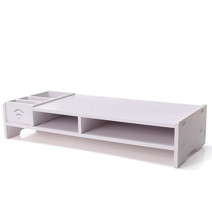 Versatile Desktop Monitor Stand - Sturdy Wood Riser For Laptop Notebook Tv-1964932307844468738