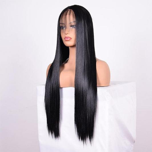 1 Style Straight Lace Front Human Hair Wig - 16-1915198136872210433