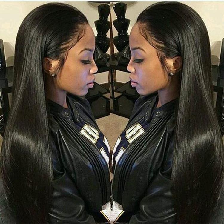 14 Straight Lace Front Human Hair Wig - Style 2 No Code-1915197448431734791