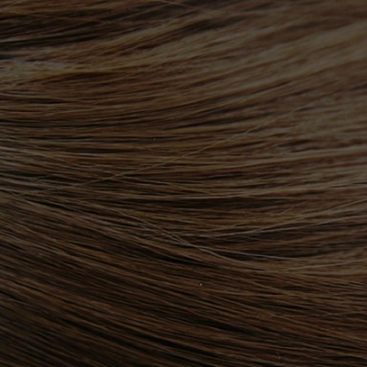 40Cm Short Hair Wig With Bangs For Round Face - Chocolate-1915198325280346116