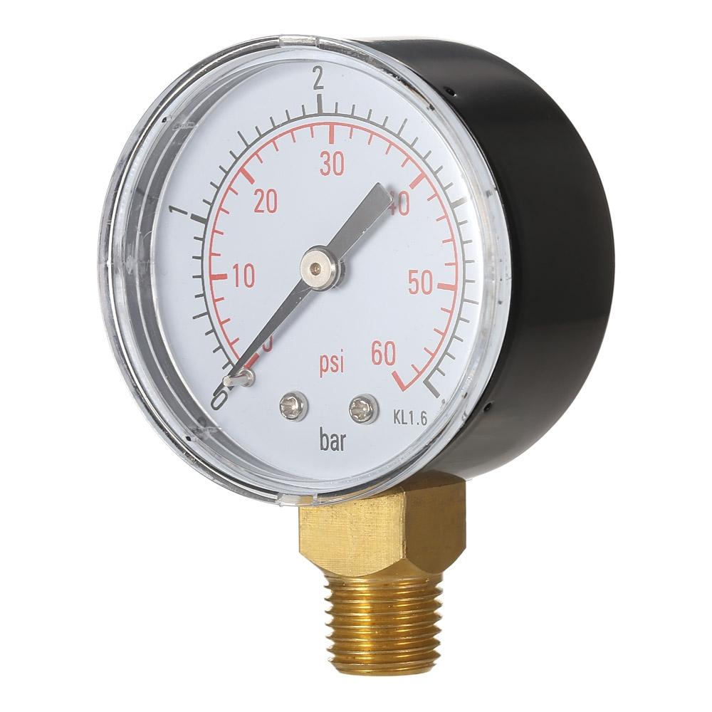 Shockproof Hydraulic Pressure Gauge For Pool Filters - Stainless Steel-1964932325104029700