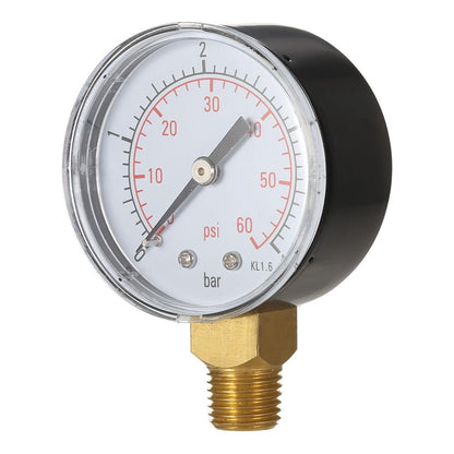 Shockproof Hydraulic Pressure Gauge For Pool Filters - Stainless Steel-1964932325104029700