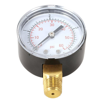 Shockproof Hydraulic Pressure Gauge For Pool Filters - Stainless Steel-1964932325104029701