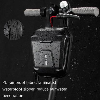 Universal Waterproof Front Bag For Scooters And Bicycles - Reflective Warning-1964932237640208389