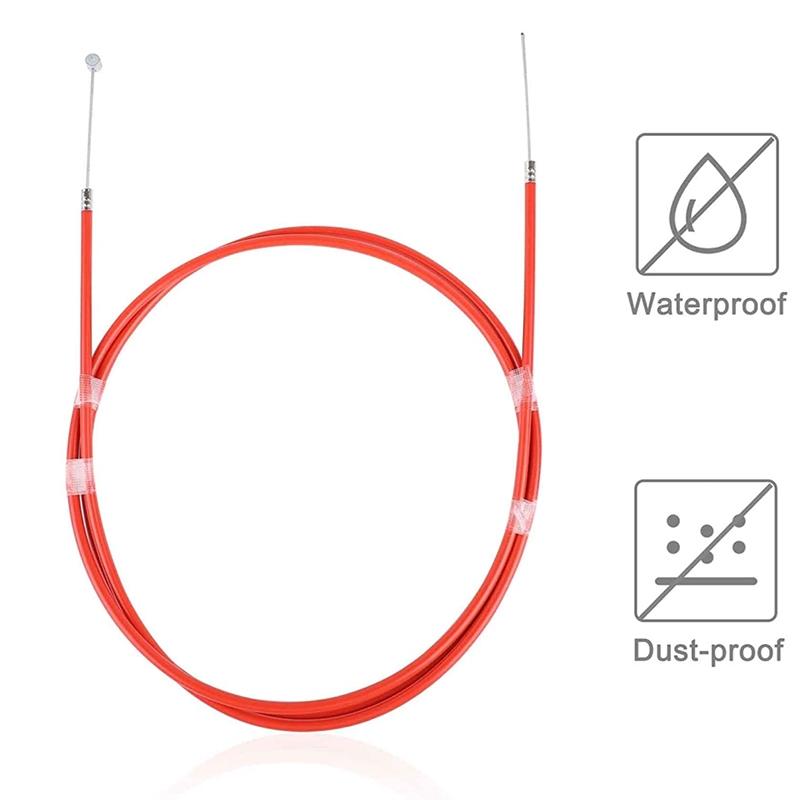 2-Pack Rear Disc Brake Cable For Xiaomi Mijia M365 Electric Scooter - Red-1964932187048513538