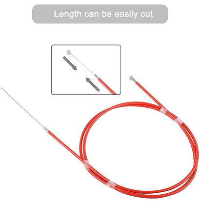2-Pack Rear Disc Brake Cable For Xiaomi Mijia M365 Electric Scooter - Red-1964932187048513539
