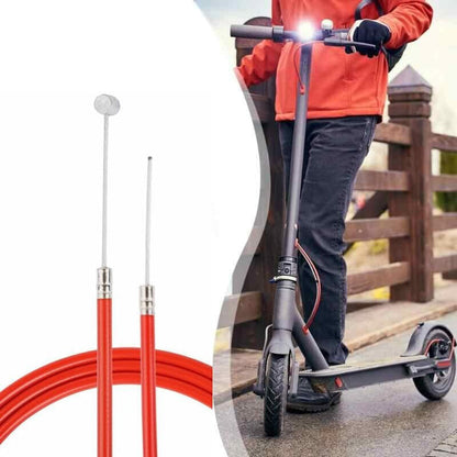 2-Pack Rear Disc Brake Cable For Xiaomi Mijia M365 Electric Scooter - Red-1964932187048513544