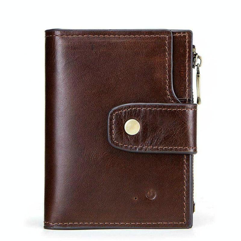 Rfid-Protected Smart Bluetooth Leather Wallet-1915197499472220161