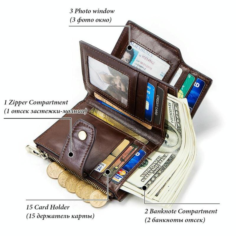 Rfid-Protected Smart Bluetooth Leather Wallet-1915197499472220163