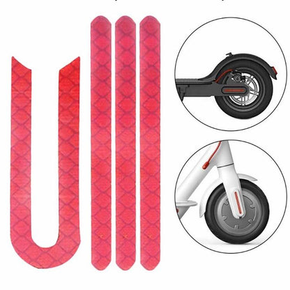 Reflective Strip For Xiaomi M365 Pro Scooter - U-Shaped Front And Rear Red-1964932195764277252