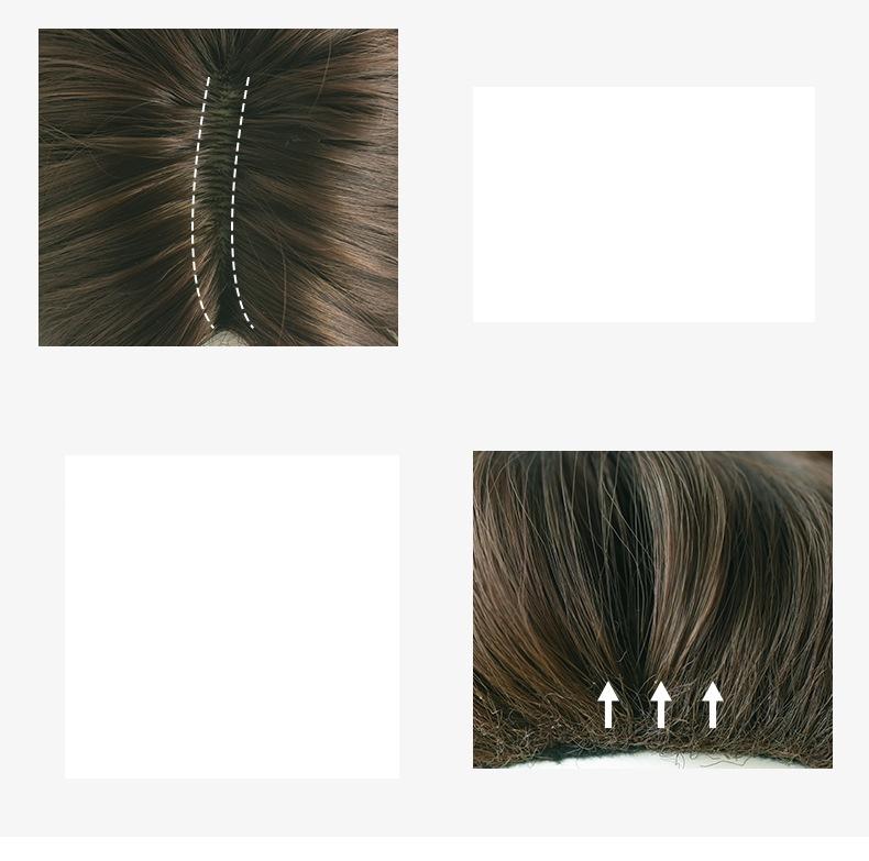 Silk Mist Blue Curly Wig For Girls - High Temp Long-1915198355877793796