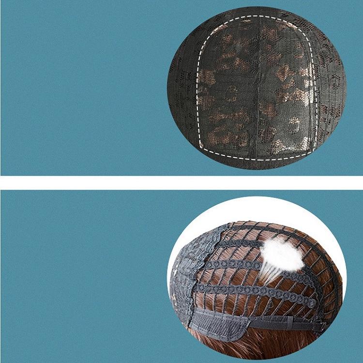 Straight Hair Air Bangs Wig Set - Long-1915197948912865283