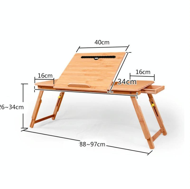 Adjustable Folding Laptop Desk For Bed With Card Slot And Lazy Computer Design-1964932312328179713