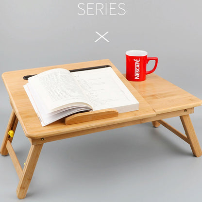 Adjustable Folding Laptop Desk For Bed With Card Slot And Lazy Computer Design-1964932312328179714