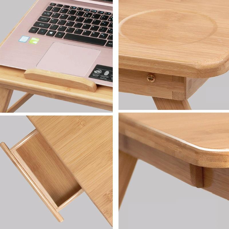 Adjustable Folding Laptop Desk For Bed With Card Slot And Lazy Computer Design-1964932312328179716