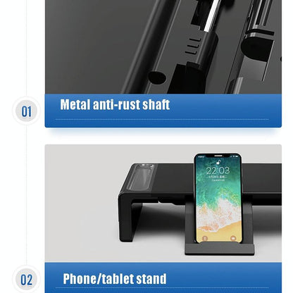 Notebook Storage Rack - Space-Saving Bracket For Increased Capacity-1964932341583450115
