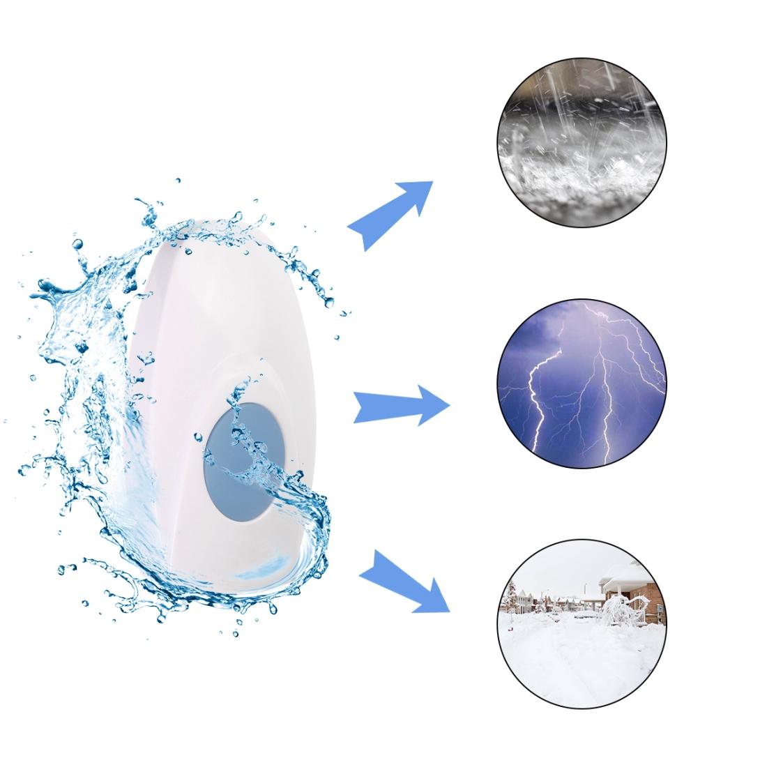 Wireless Waterproof Doorbell With 36 Chimes - Remote Control-1915197469176762371