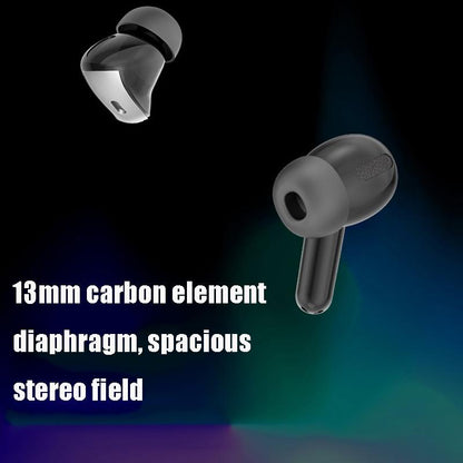 Black Wireless Bluetooth Earphone With Touch Display-1915196860214153219