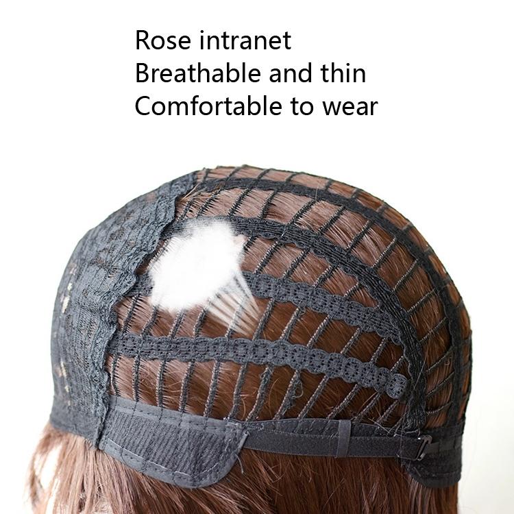 32Cm Short Curly Wig For Women - Natural Look Light Tea-1915196870943182852