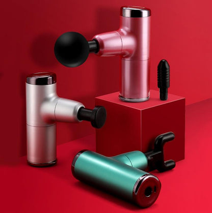 Electric Shock Muscle Massage Gun - Silver Pocket-1915197431004401665