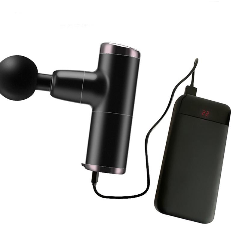 Electric Shock Muscle Massage Gun - Silver Pocket-1915197431004401669