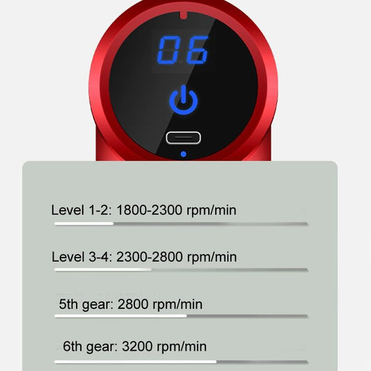 Electric Shock Muscle Massage Gun - Mini Black Pocket-1915197462788837377