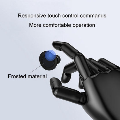 Wireless Tws Bluetooth Headphones With Touch Control - Black / Blue-1915196515467530244