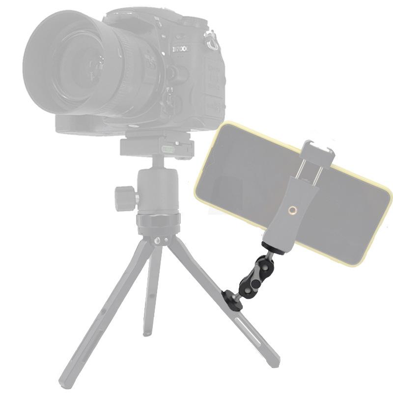 Yj Magic Arm Bracket Mount With 1 / 4 Inch Ball Head - Gun Gray-1915198272901877766