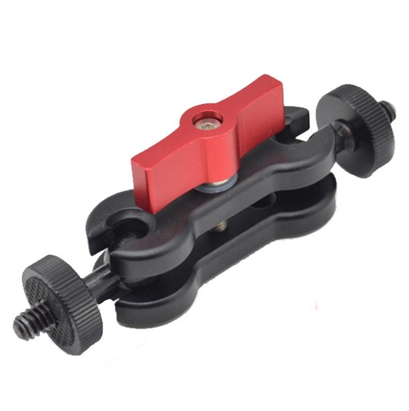 Yj Magic Arm Bracket Mount With 1 / 4 Inch Ball Head - Red-1915197795673968640