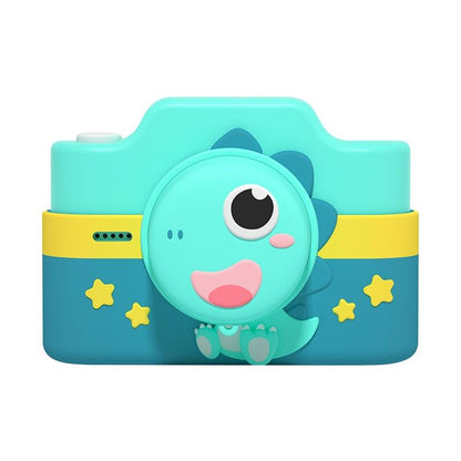 Mini Children'S Cartoon Dual-Lens Digital Camera Toy - Dinosaur Design-1915198351058538497