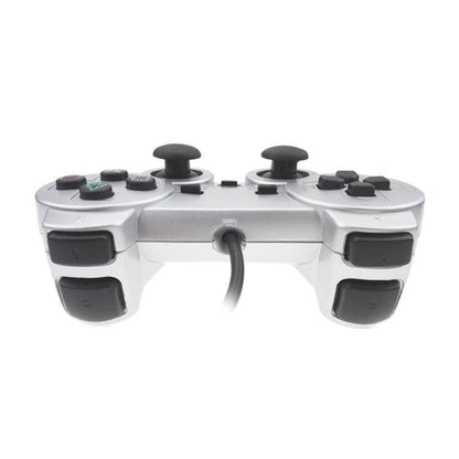 Silver Fuel Injection Gamepad For Ps2 With Dual Motor Vibration-1915198219827154948