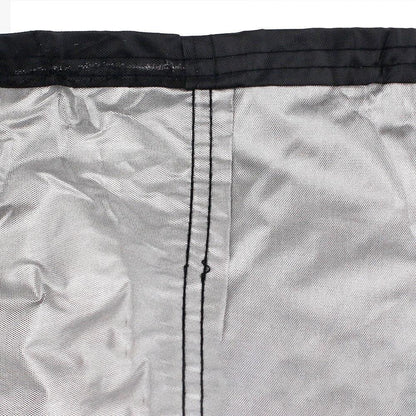 Waterproof Outdoor Bench Cover - Fits 3 Seats - 163X66X89Cm - Black / Silver-1915196976371208195