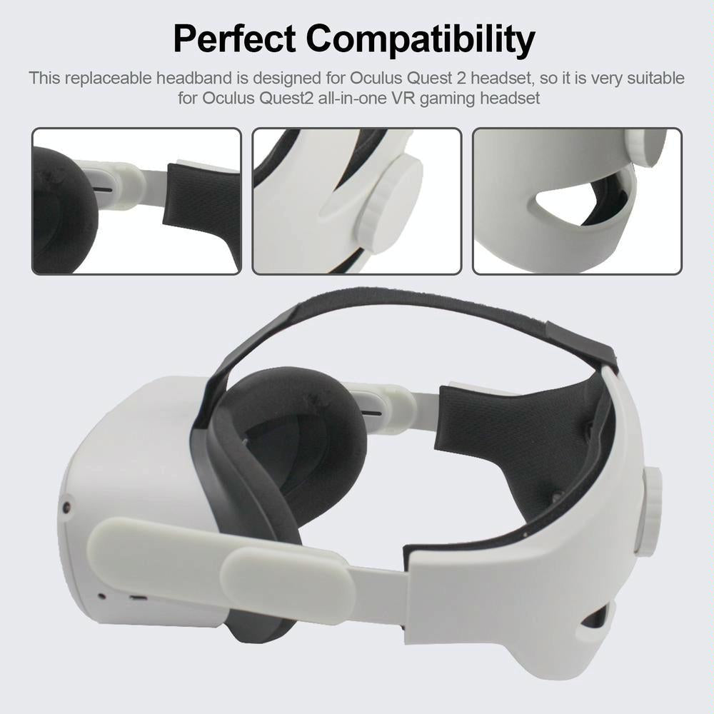 Comfortable Vr Headband For Oculus Quest 2 - Lightweight-1964932224994381825